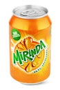 Aluminum can of Mirinda