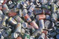 Aluminum cans, Royalty Free Stock Photo