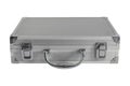 Aluminum case isolated on white background Royalty Free Stock Photo