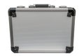 Aluminum case isolated on white background Royalty Free Stock Photo
