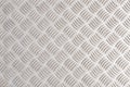 Aluminum checker plate floor texture and background Royalty Free Stock Photo