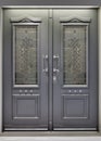Aluminum Door Royalty Free Stock Photo