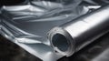 aluminum foil, clipping path, full depth of field Royalty Free Stock Photo