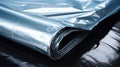 aluminum foil, clipping path, full depth of field Royalty Free Stock Photo