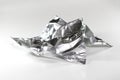 Aluminum Foil Crumpled Royalty Free Stock Photo