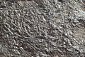 Aluminum foil crumpled texture Royalty Free Stock Photo