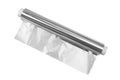 Aluminum foil, metal foil, stainless steel Royalty Free Stock Photo