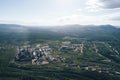 Aluminum Metallurgical Plant Aerial View