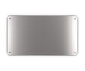 Aluminum plaque Royalty Free Stock Photo
