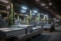 aluminum profiles and extrusions in factory