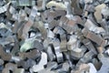 Aluminum recycling Royalty Free Stock Photo