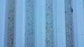 Aluminum roof texture Royalty Free Stock Photo