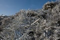 Aluminum scrap for recycling