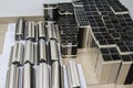 Aluminum Shapes Royalty Free Stock Photo