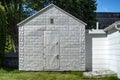 Aluminum Shed Royalty Free Stock Photo