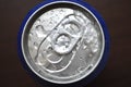 Aluminum Soda, Beer Can With Water Drops Royalty Free Stock Photo