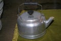 Aluminum tea kettle or coffee pot with lid 1940s to 1960s