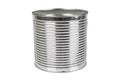 Aluminum tin can for food Royalty Free Stock Photo