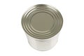 Aluminum tin can for food Royalty Free Stock Photo