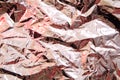 aluminum tinfoil texture Royalty Free Stock Photo