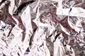 aluminum tinfoil texture Royalty Free Stock Photo