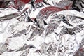 aluminum tinfoil texture Royalty Free Stock Photo