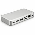Aluminum USB-C hub with multiple ports and card reader Royalty Free Stock Photo
