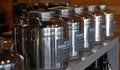 Aluminum Vat for storing infused extra virgin olive oil