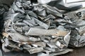 Aluminum waste prepare for recycle