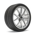 Aluminum wheel car tires on white background,Wheel car, Car tire, Aluminum wheels isolated on white background.