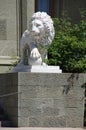 ALUPKA, CRIMEA-June, 2018: Sculpture Lion in Vorontsov Palace