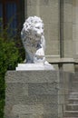 ALUPKA, CRIMEA-June, 2018: Sculpture Lion in Vorontsov Palace