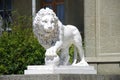 ALUPKA, CRIMEA-June, 2018: Sculpture Lion in Vorontsov Palace