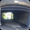 The Alvardo Lake Bridge. Royalty Free Stock Photo