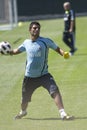 Alvaro Arbeloa at Practice Royalty Free Stock Photo