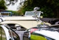 Alvis Car silver hood ornament - running Indian