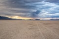 Alvord Desert at Sunset Royalty Free Stock Photo