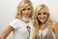 Aly and Aj portrait Royalty Free Stock Photo