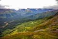 Alyeska resort mountains view in summer in Alaska Royalty Free Stock Photo