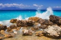 Alykes beach on Zakynthos island Royalty Free Stock Photo