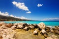 Alykes beach on Zakynthos island Royalty Free Stock Photo