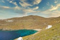 Alyki beach of Kythnos island, Greece Royalty Free Stock Photo