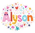 Alyson female name