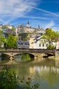 Alzette river in Luxembourg Royalty Free Stock Photo