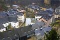 Alzette river Luxembourg city. Luxembourg Royalty Free Stock Photo