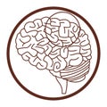 Alzheimer brain symbol