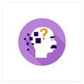 Alzheimer disease flat icon