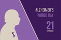 Alzheimer`s world day banner