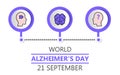 Alzheimer s world day is organized in 21 September