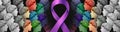 Alzheimers Awareness Ribbon